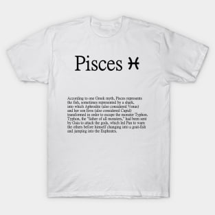 Pisces Zodiac Sign T-Shirt